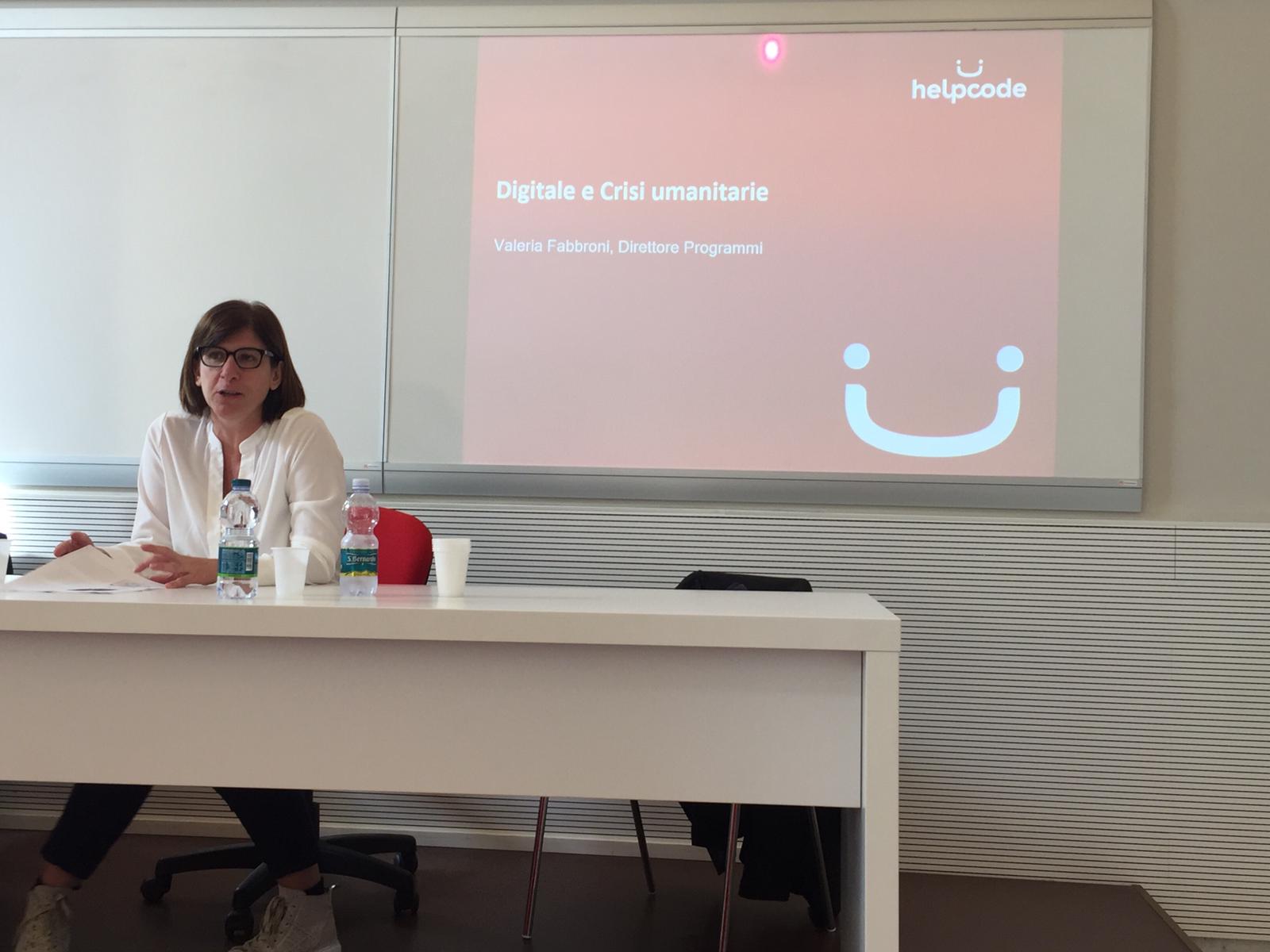 Valeria Fabbroni durante il Digitalmeet
